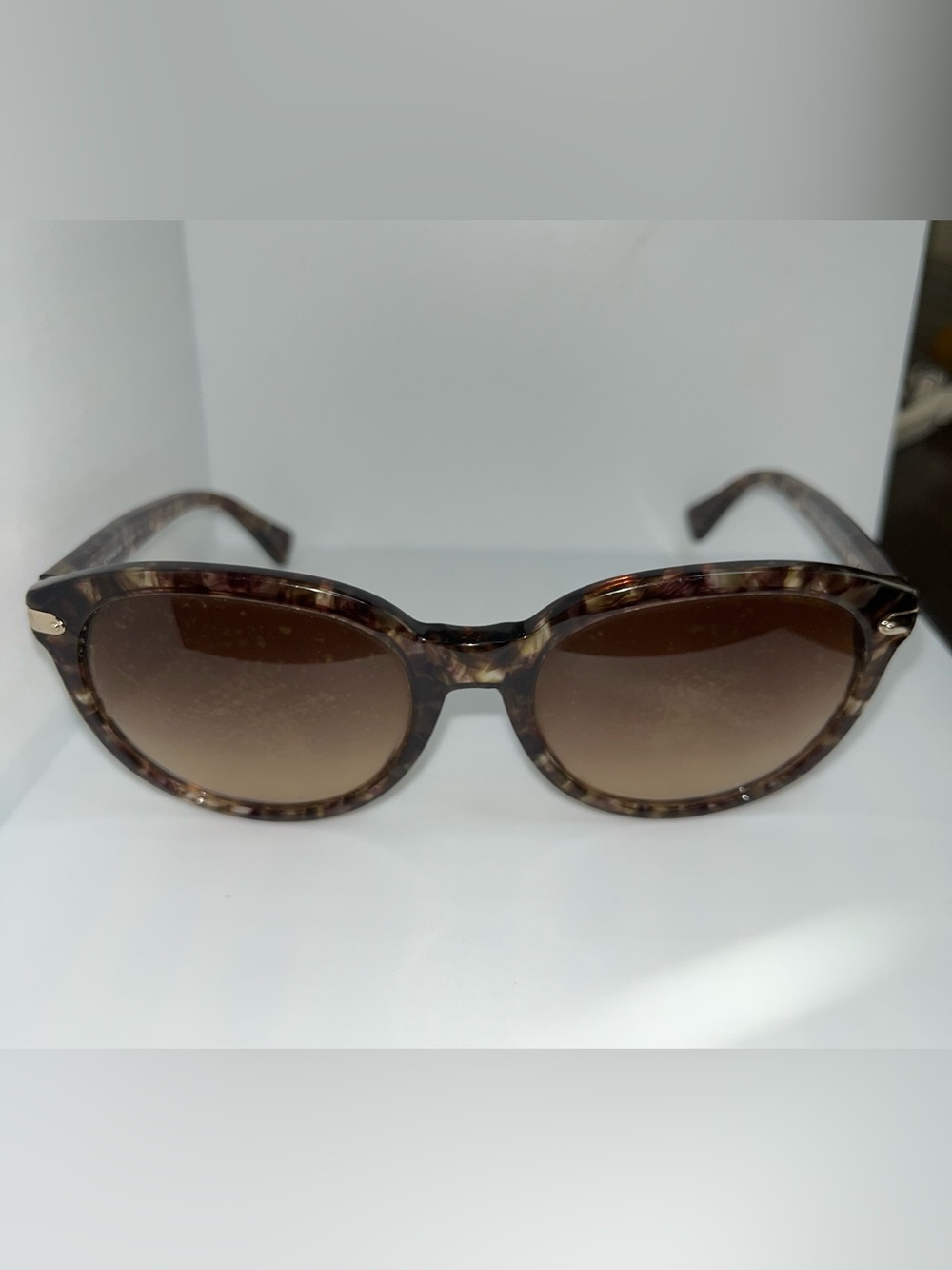 Coach Women’s Sunglass / Eyeglass Frames: #528713 Confetti Brown Frames Only!